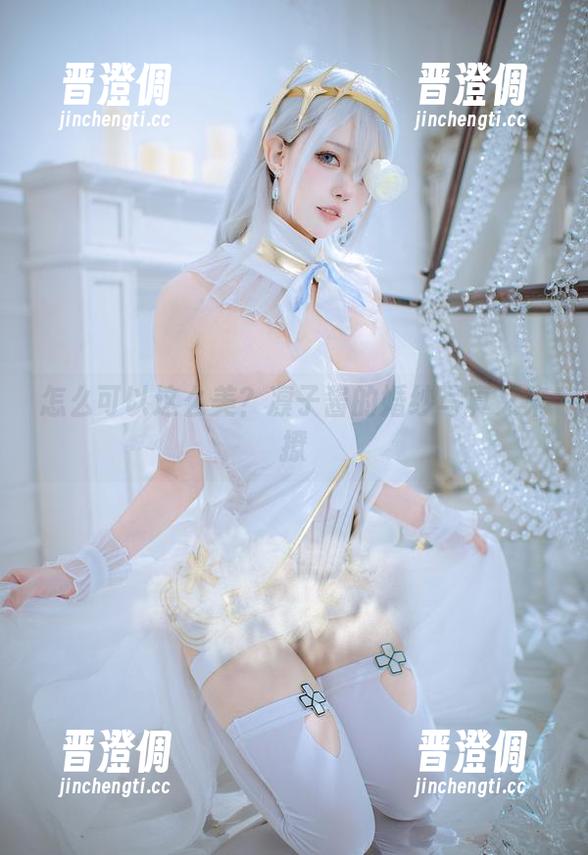 凛子酱 怎么可以这么美?凛子酱的婚纱写真又来撩